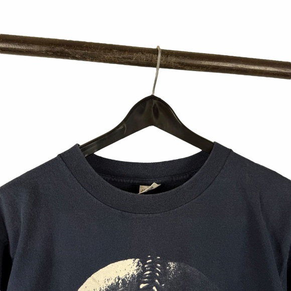 Vintage 1993 True Fan Atlanta Braves MLB Baseball Sport Blue Shirt Size M - Picture 3 of 9